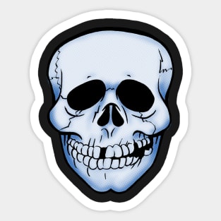 Skeleton Mask Sticker